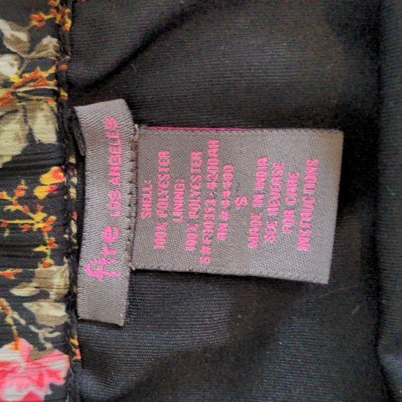 Strapless Floral Romper, Small, Fire Los Angeles - Picture 2 of 5